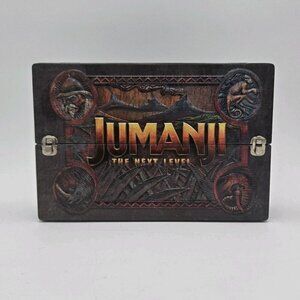 Jumanji The Next Level Lunchbox‎ Popcorn Tin Collectors 9 1/2 X 6 1/4 X 2 3/4